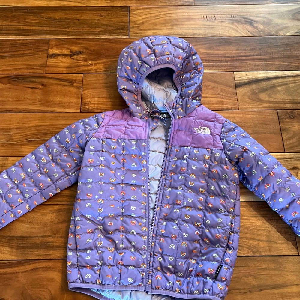 Patagonia girls quilted down coat
